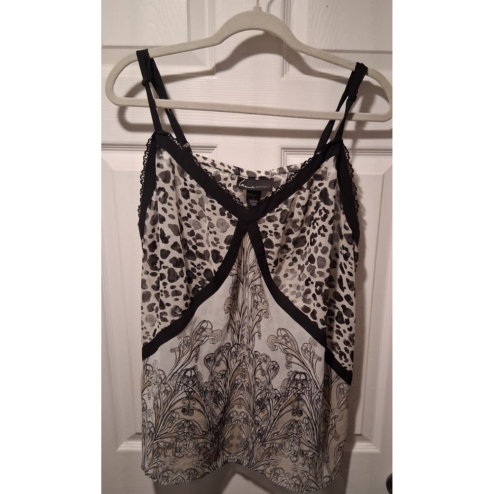 Lane Bryant 26W Sexy Chiffon Animal Print  ~ Camisole Mixed Media